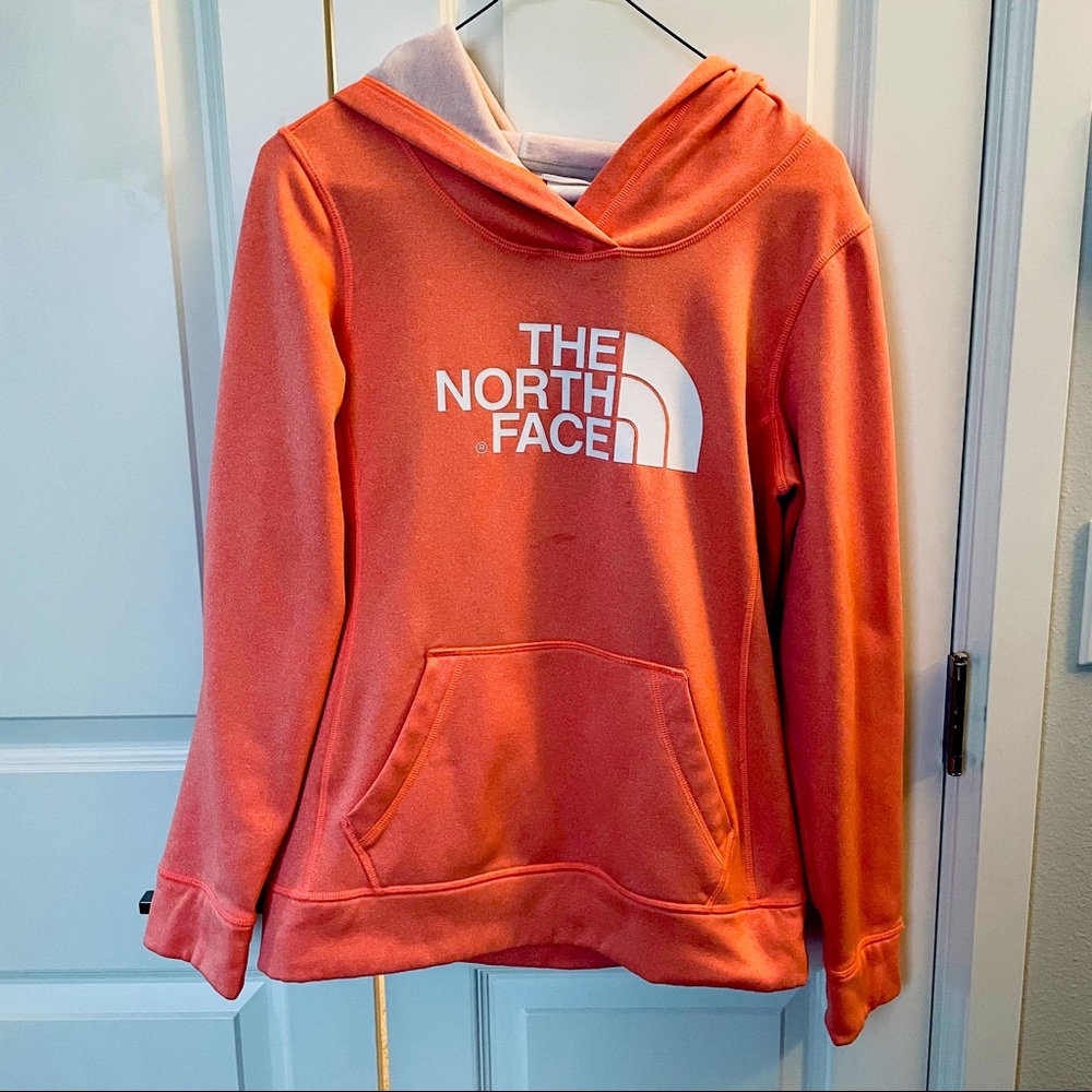 👚The North Face Neon Orange Hoodies